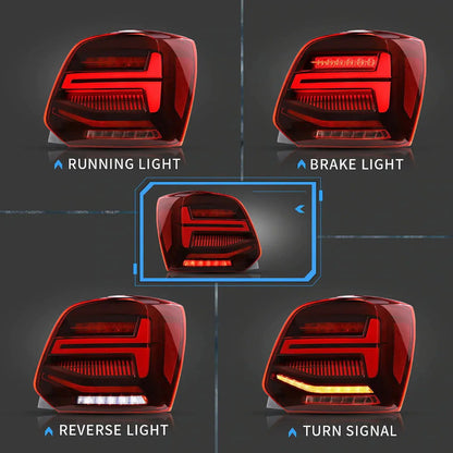 Suitable To Fit - VW Polo 6R LED Sequential Taillight Max Motorsport
