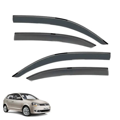 Suitable To Fit - VW Polo 9N3 / Vivo Hatchback (05-17) Black Windshield (4-Piece) Max Motorsport