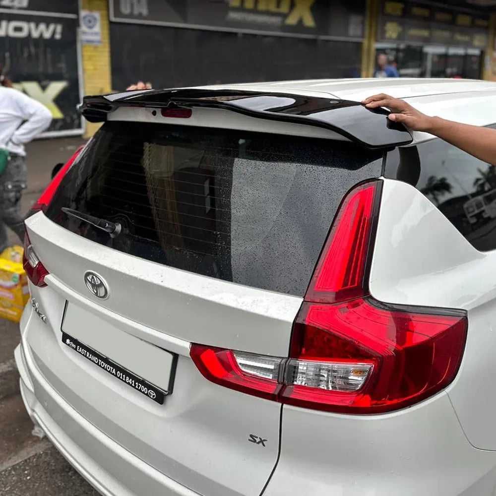 Suzuki Ertiga / Toyota Rumion (2019-On) Gloss Black Plastic Roof Spoiler Max Motorsport