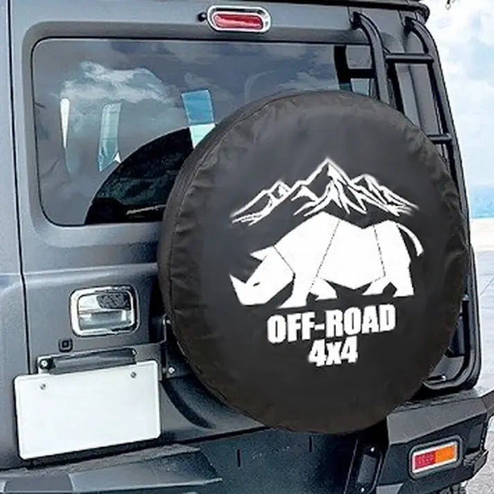 Suzuki Jimny (07-On) - 15 Inch PVC Spare Wheel Cover (4x4 Logo) Max Motorsport