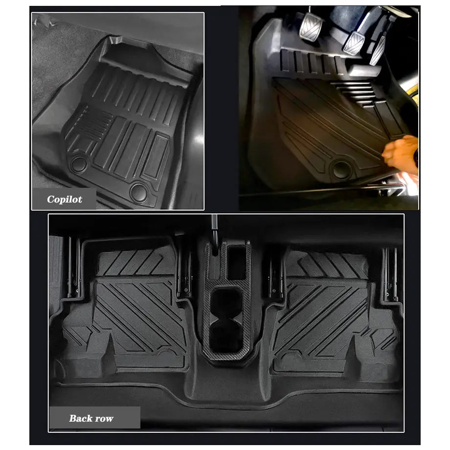 Suzuki Jimny (18-On) Manual Models - Moulded TPE Rubber Floor Mats (3-Piece) Max Motorsport