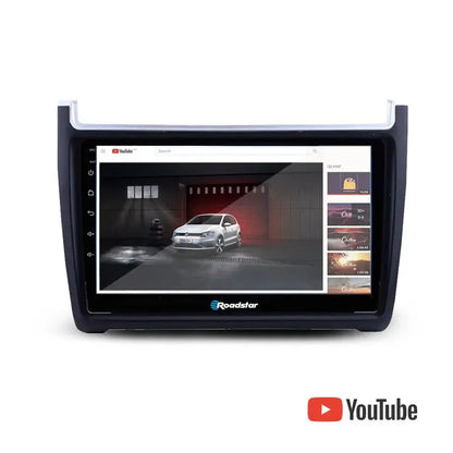 Suitable To Fit VW Polo 6 GTI / TSI (12-On) - 9 Inch Roadstar Android Entertainment & GPS System Roadstar