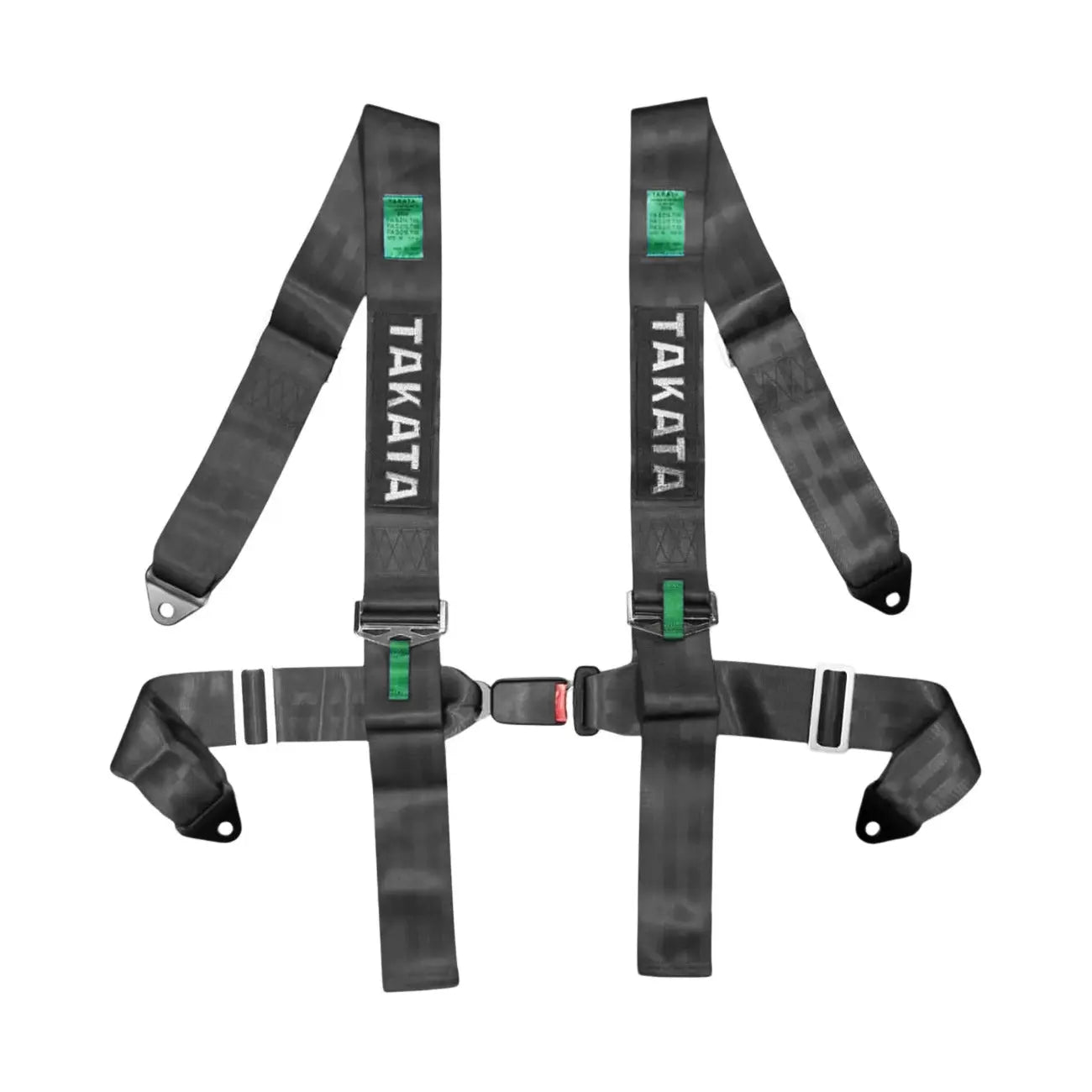 Takata 4-Point Racing Seat Harness (Black) Max Motorsport