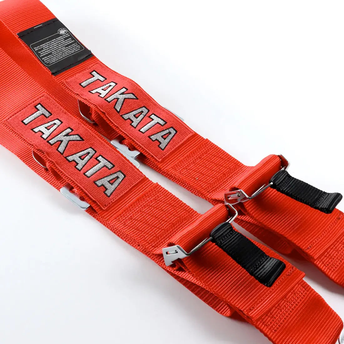 Takata 4-Point Racing Seat Harness (Red) – Max Motorsport