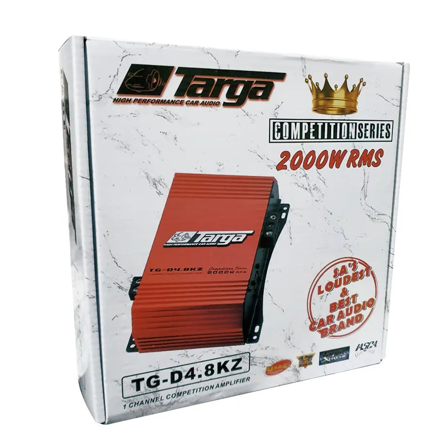 Targa TG-D4.8KZ Competition Series Monoblock Amplifier (2000W RMS ...