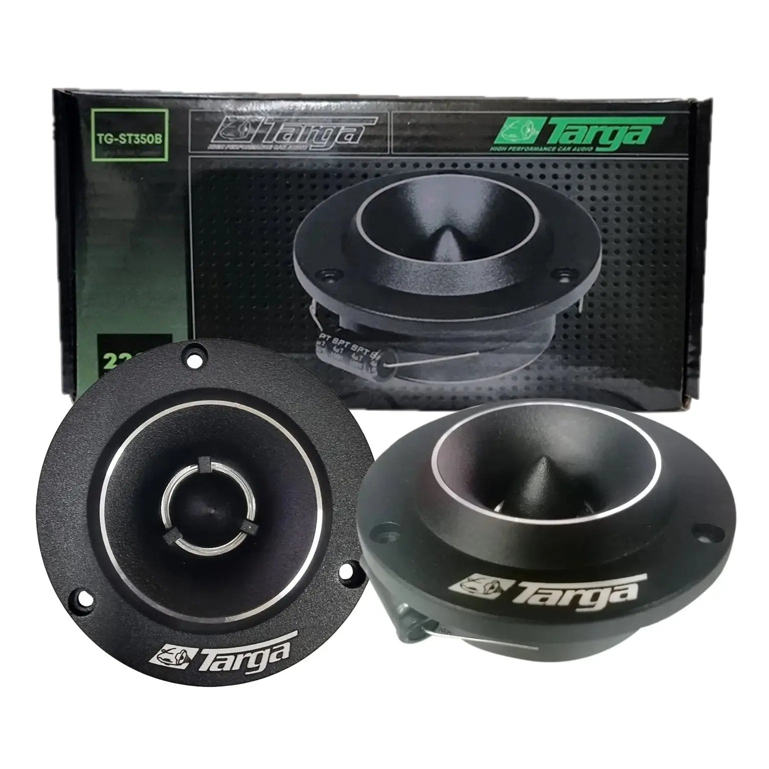 Targa TG-ST350B Bullet Tweeters (2200W) – Max Motorsport