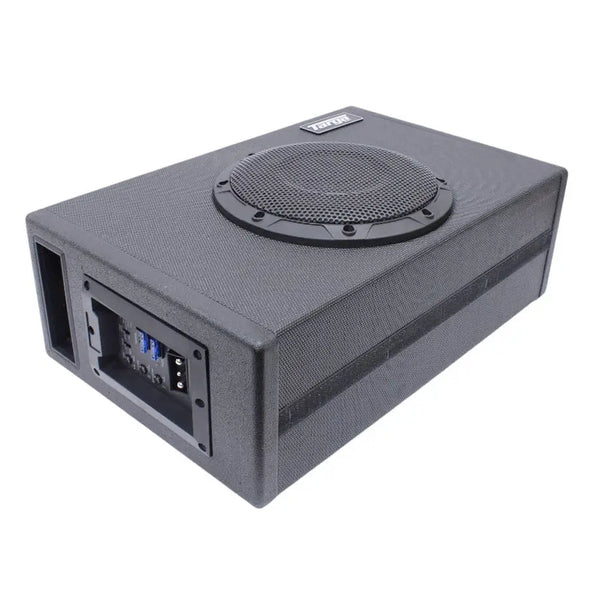 Targa TG-TSA208B 8-Inch Active Subwoofer Enclosure with Built-In Ampli ...