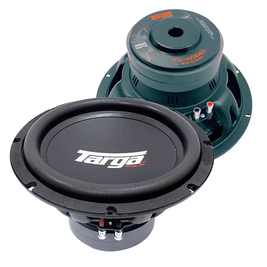 Targa TG-W124DW Wolf Series 12″ D4 DVC Subwoofer - 10500W – Max Motorsport
