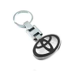 Toyota Branded Chrome Key Ring (Black) Max Motorsport