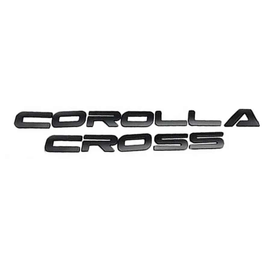 Toyota Corolla Cross - Matte Black Lettering Badge Max Motorsport