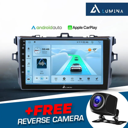 Toyota Corolla (07-13) - 9 Inch Lumina Android Entertainment & GPS System +FREE Reverse Camera LUMINA AUDIO