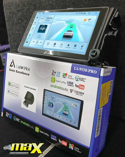 Toyota Corolla (07-13) - 9 Inch Lumina Android Entertainment & GPS System +FREE Reverse Camera LUMINA AUDIO