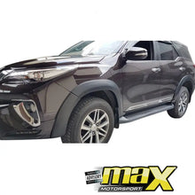 Load image into Gallery viewer, Toyota Fortuner (16-On) Matte Black Smooth Plastic Wheel Arch Kit maxmotorsports
