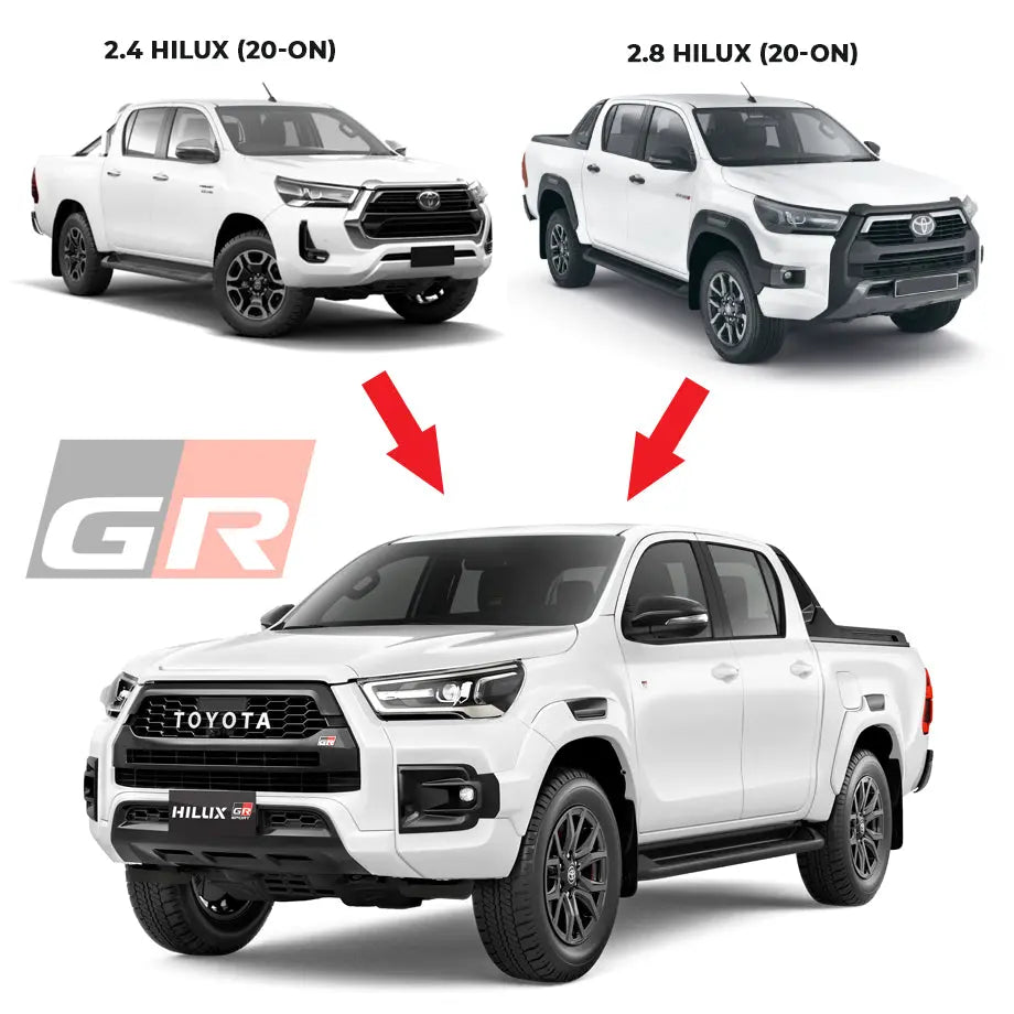 Toyota Hilux (20-On) GR Sport Style Conversion Body Kit – Max Motorsport