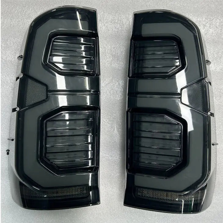 Toyota Hilux GR Sport Style (12-15) Smoked Black LED Taillights Max Motorsport