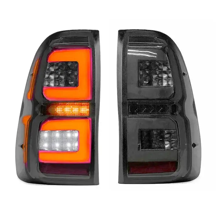 Toyota Hilux GR Sport Style (16-On) Smoked Black LED Taillights Max Motorsport