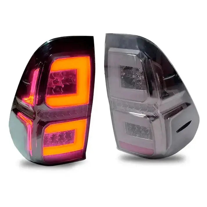 Toyota Hilux GR Sport Style (16-On) Smoked Black LED Taillights Max Motorsport