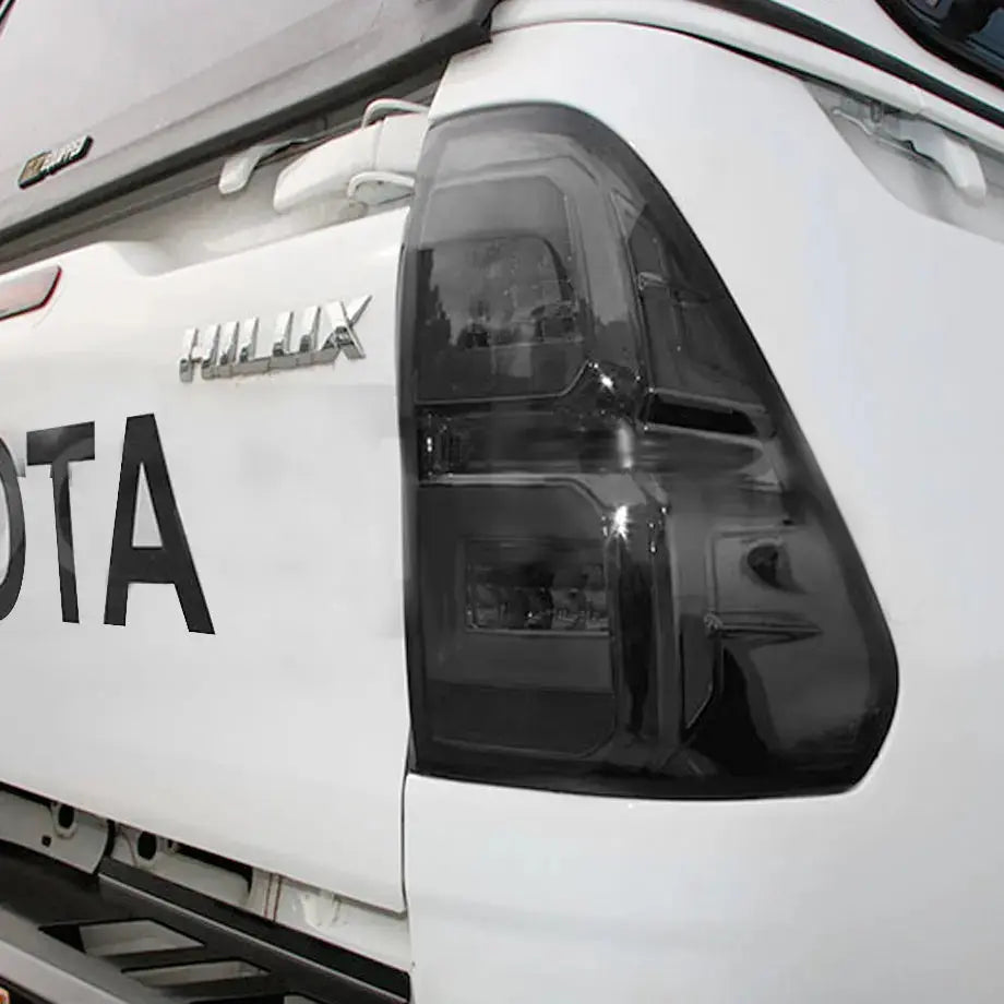 Toyota Hilux GR Sport Style (16-On) Smoked Black LED Taillights Max Motorsport