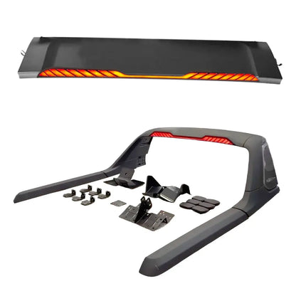 Toyota Hilux Revo (16-On) OEM Style Rear Sports Bar With Dynamic Brake Light Max Motorsport
