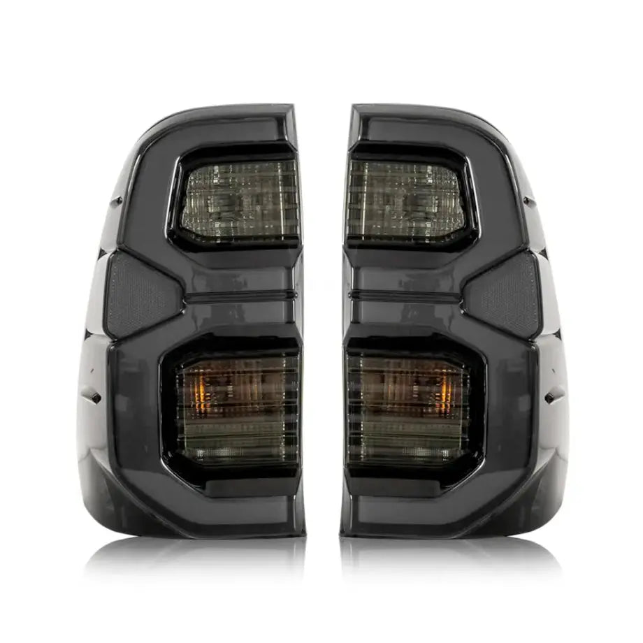 Toyota Hilux Revo (16-On) Smoked Black LED Taillights Max Motorsport