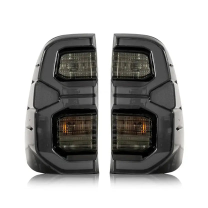 Toyota Hilux Revo (16-On) Smoked Black LED Taillights Max Motorsport