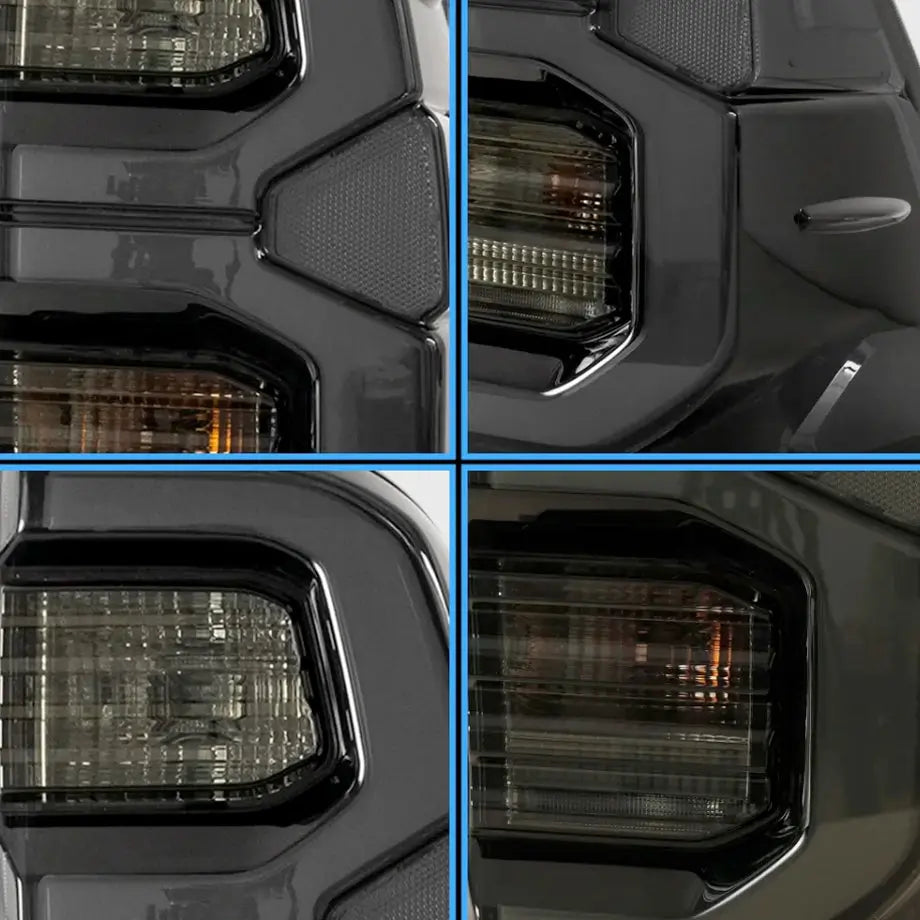 Toyota Hilux Revo (16-On) Smoked Black LED Taillights Max Motorsport