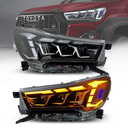 Toyota Hilux Revo (20-On) GR Sport Style LED Projector Upgrade Headlights Max Motorsport