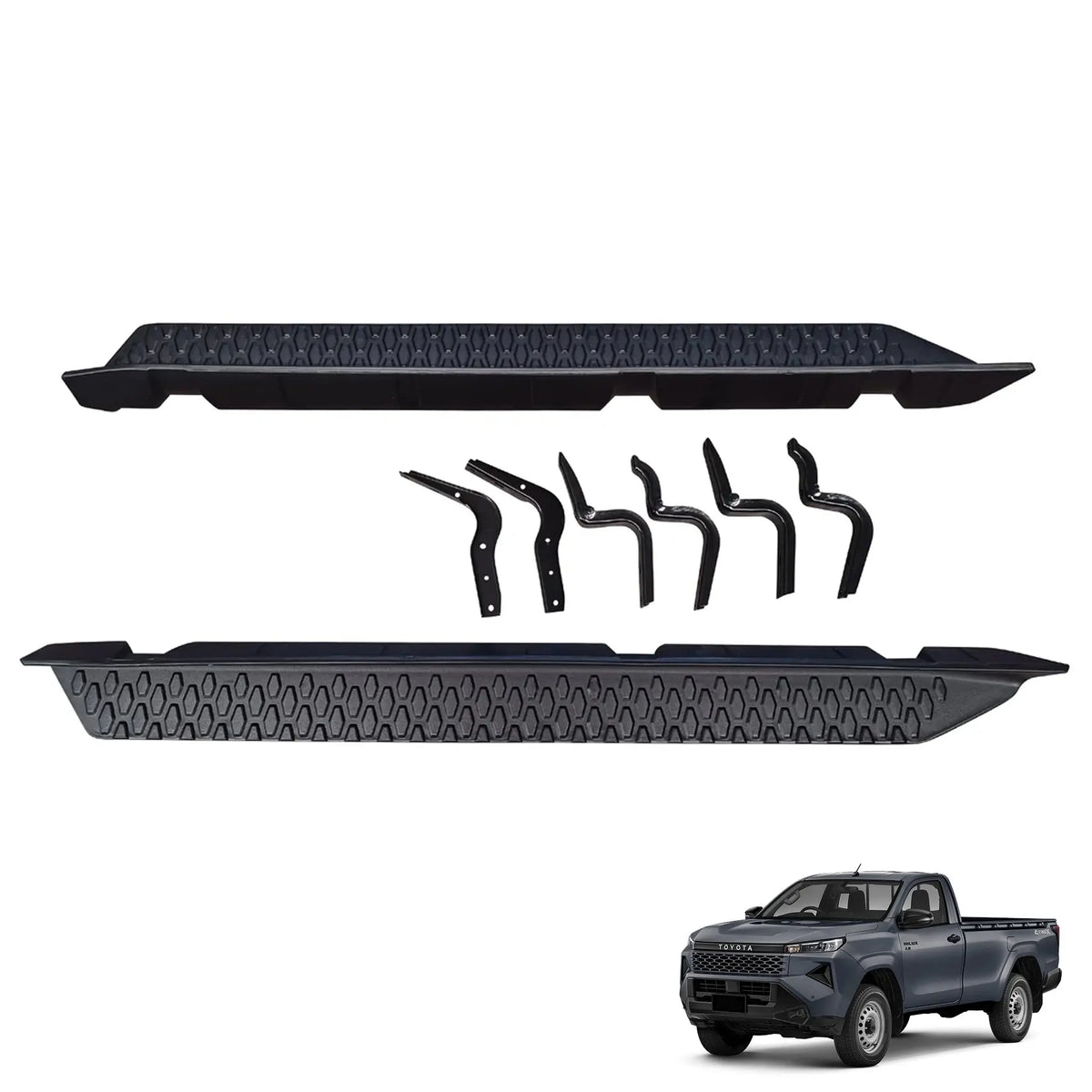 Toyota Hilux Travo Single Cab (25-On) OEM Style Side Steps Max Motorsport