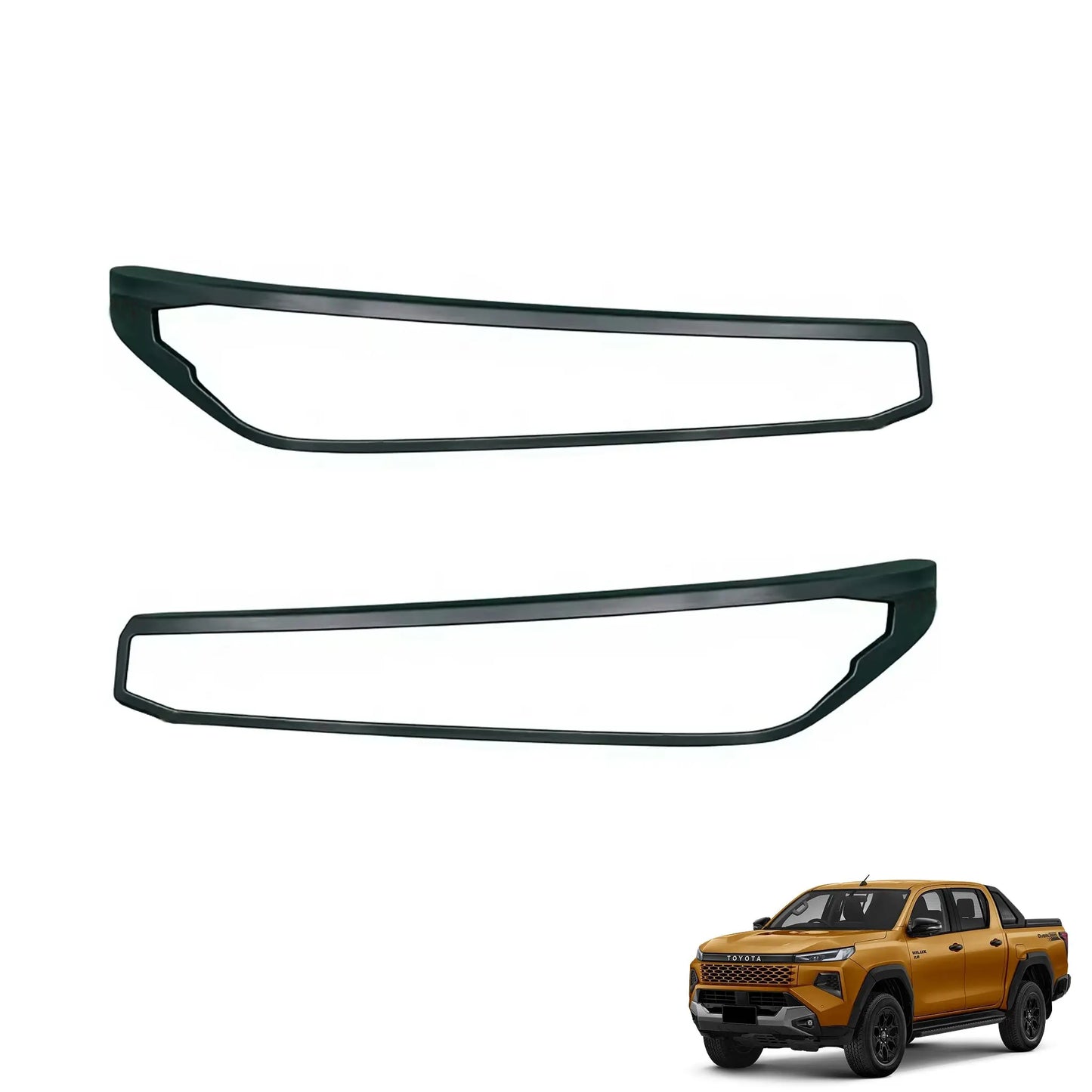 Toyota Hilux Travo (25-On) Matte Black Accessory Trim Kit (17-Piece) Max Motorsport