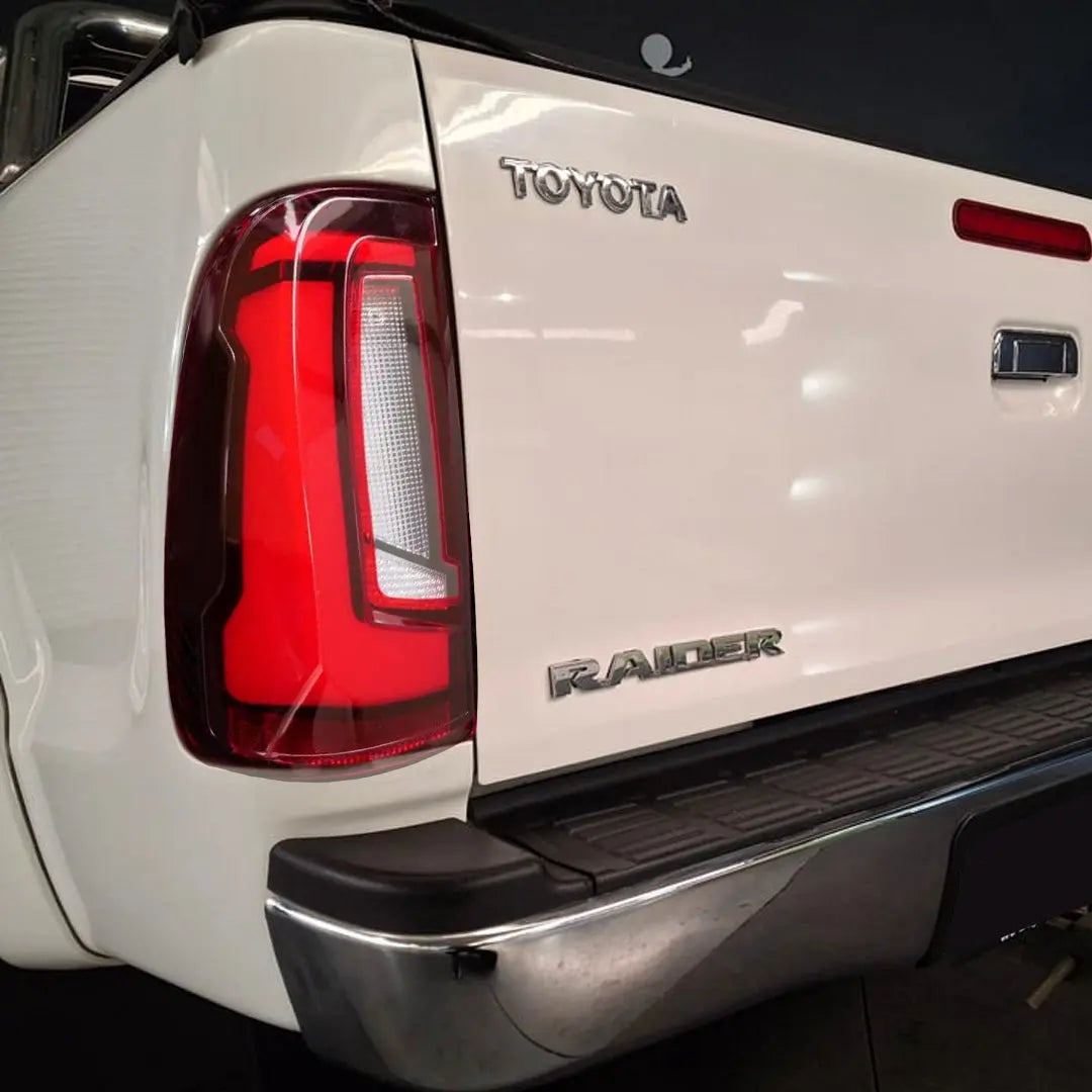 Toyota Hilux Vigo (12-14) Travo Style Smoked Red LED Taillights Max Motorsport