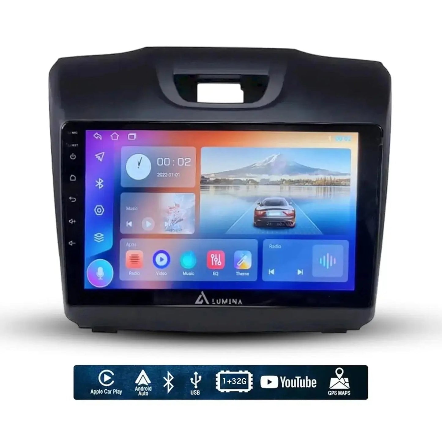Toyota Hilux (15-21) - 9 Inch Lumina Android Entertainment & GPS System +FREE Reverse Camera (Copy) LUMINA AUDIO