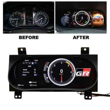 Toyota Hilux (16-On) 12.3 Inch Virtual Cockpit Digital LED Instrument Cluster Max Motorsport