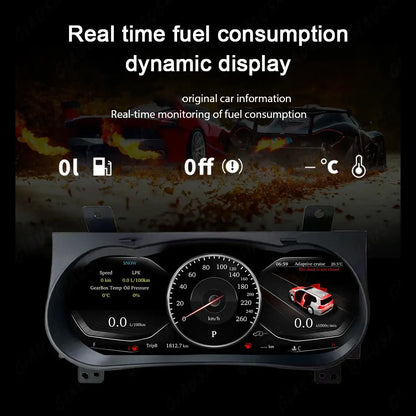 Toyota Hilux (16-On) 12.3 Inch Virtual Cockpit Digital LED Instrument Cluster Max Motorsport