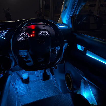 Toyota Hilux (16-On) Custom Panel RGB Interior Ambient Lighting Kit - App Controlled Max Motorsport