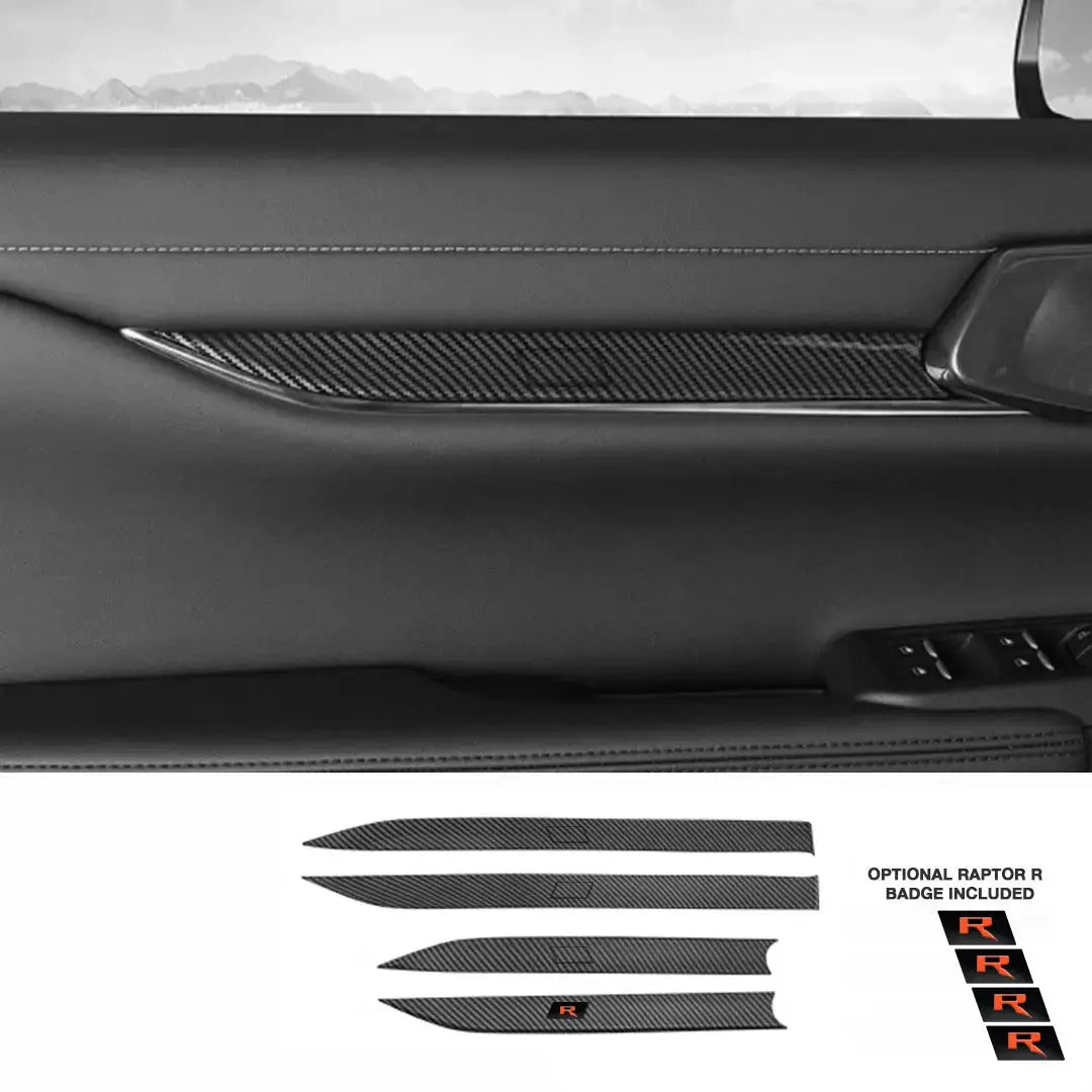 Toyota Hilux (16-On) GR Sport Carbon Look Interior Accessory Trim Kit - 15 Piece Max Motorsport
