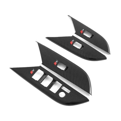 Toyota Hilux (16-On) GR Sport Carbon Look Interior Accessory Trim Kit - 15 Piece Max Motorsport