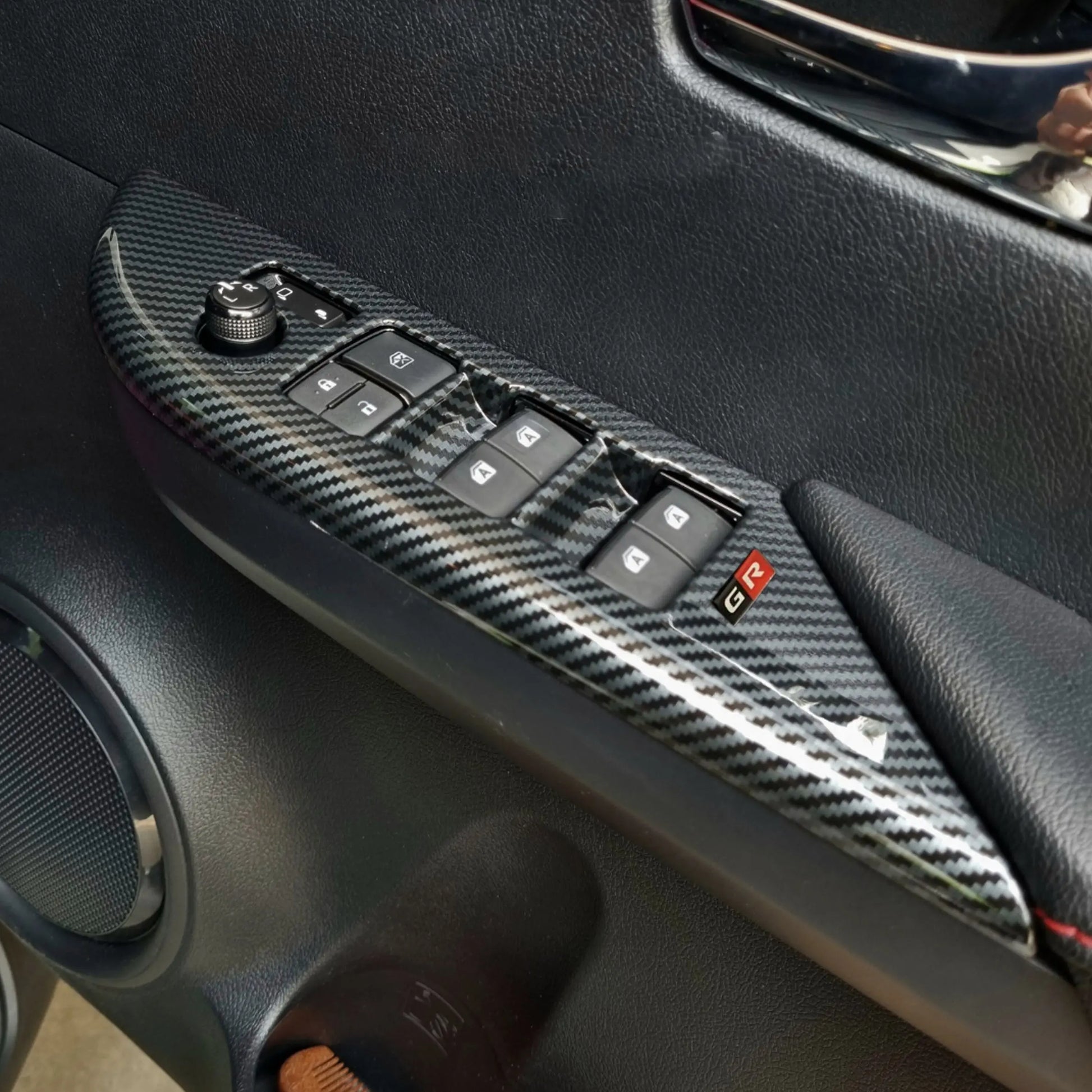 Toyota Hilux (16-On) GR Sport Carbon Look Interior Accessory Trim Kit - 15 Piece Max Motorsport