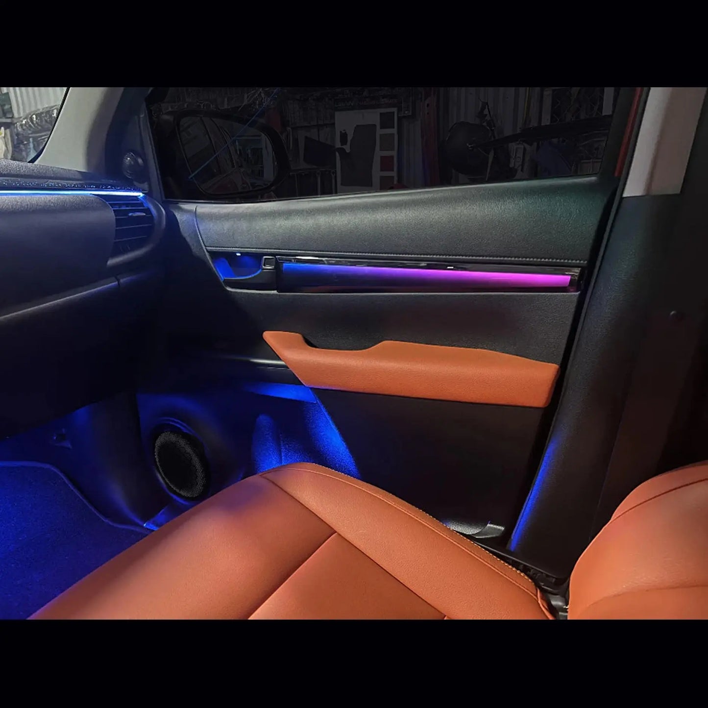 Toyota Hilux (16-On) RGB Interior Ambient Lighting Kit - App Controlled Max Motorsport