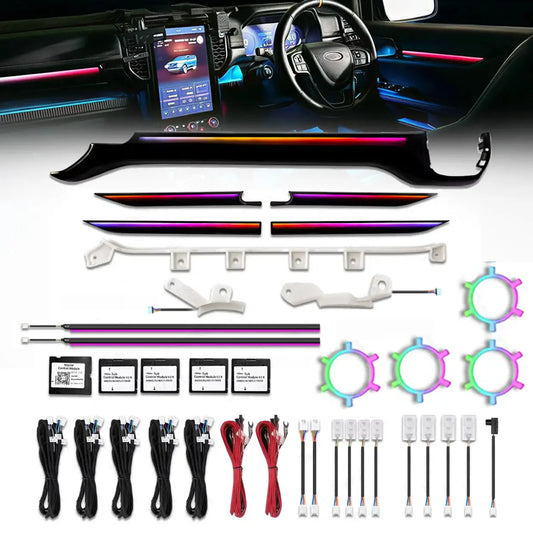 Toyota Hilux (22-On) Custom Panel RGB Interior Ambient Lighting Kit - App Controlled Max Motorsport