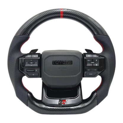 Toyota Land Cruiser LC250 GR Sport Style Carbon Look Upgrade Steering Wheel Max Motorsport