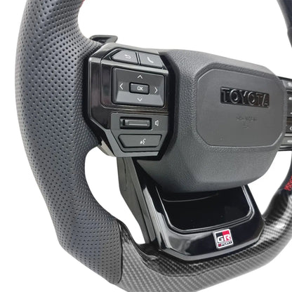 Toyota Land Cruiser LC250 GR Sport Style Carbon Look Upgrade Steering Wheel Max Motorsport