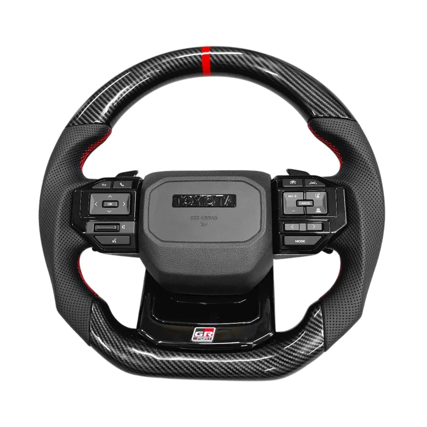 Toyota Land Cruiser LC250 GR Sport Style Carbon Look Upgrade Steering Wheel Max Motorsport