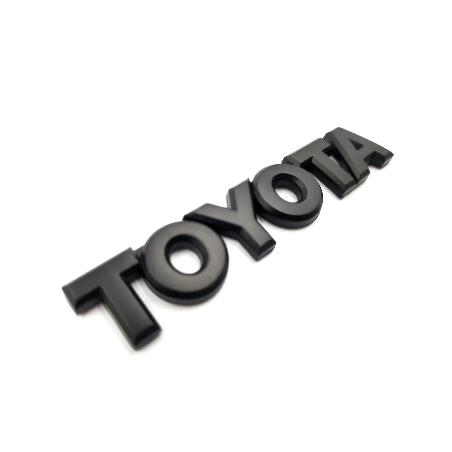 Toyota Metal Lettering Badge - Matte Black – Max Motorsport