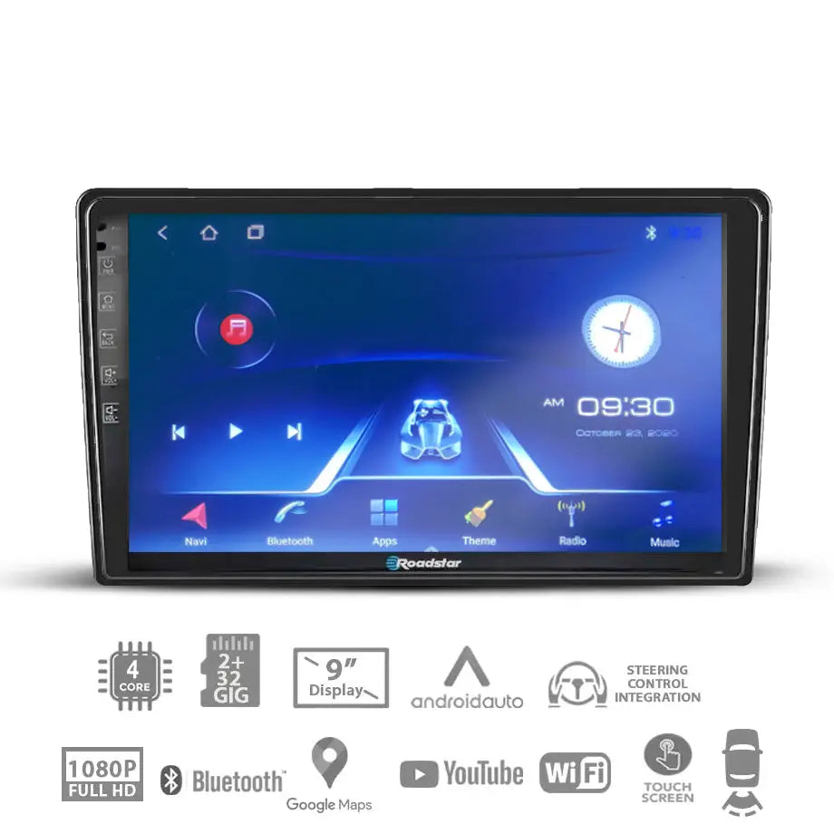 Toyota Run-X (02-06) - 9 Inch Roadstar Android Entertainment & GPS System Roadstar