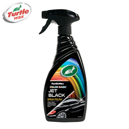 Turtle Wax Jet Black Spray Polish Black (500ml) Turtle Wax