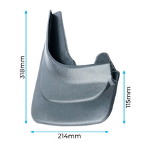 Load image into Gallery viewer, Universal 2-Piece Molded Rubber Mud Flaps (Short) Max Motorsport
