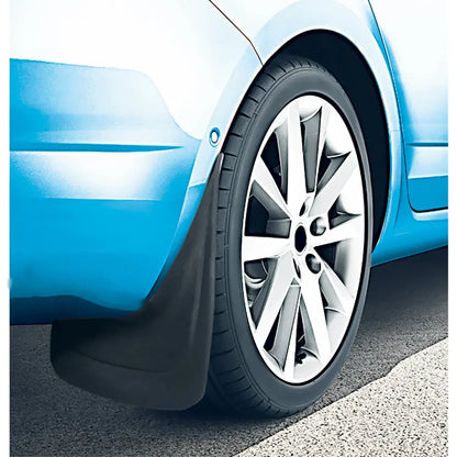 Universal 2-Piece Molded Rubber Mud Flaps (Short) Max Motorsport