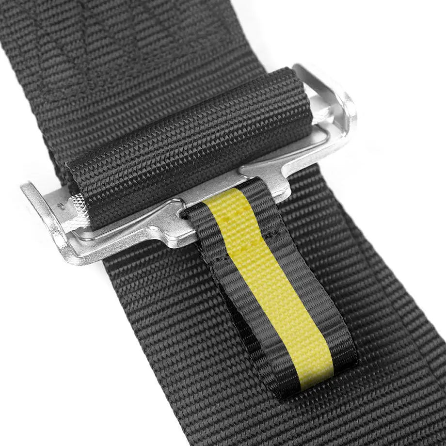 Universal 4-Point SFI Cerftified Racing Seat Harness (Black) Max Motorsport