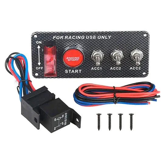 Toogle Panel Universal 5 In 1 Engine Start Push Button With Toogle Panel – Max ...