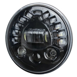 Universal - 7 inch Jeep Style DRL LED Projector Headlight Max Motorsport
